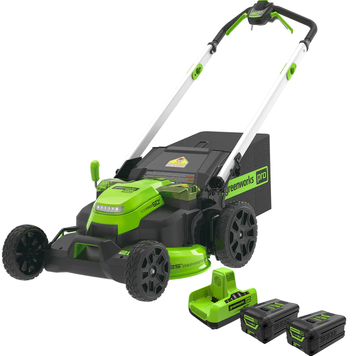Greenworks Tools Cordless Battery Self-Propelled Lawn Mower Review