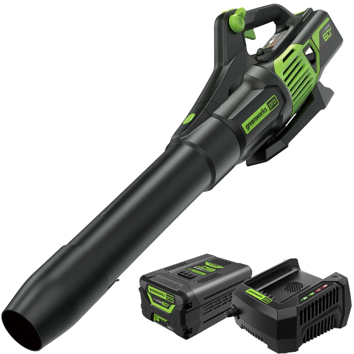 Greenworks Tools Cordless Battery Leaf Blower Review 